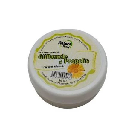 Unguent Balsamic Galbenele si propolis 30ml - NATURA PLANT POIENI