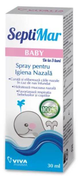 Apa De Mare Izotona, Septimar Baby 30ml - Vitalia Pharma
