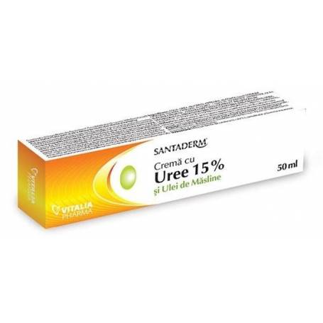 CREMA CU UREE 15% SANTADERM 50ML - VITALIA PHARMA