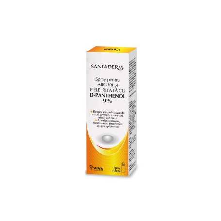 SPRAY PANTHENOL 9% SANTADERM 100ML - VITALIA PHARMA