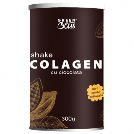 Colagen shake cu ciocolata, 300 g, Green Bliss