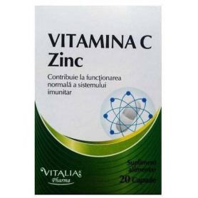 VITAMINA C + ZINC 20 Comprimate - VITALIA PHARMA