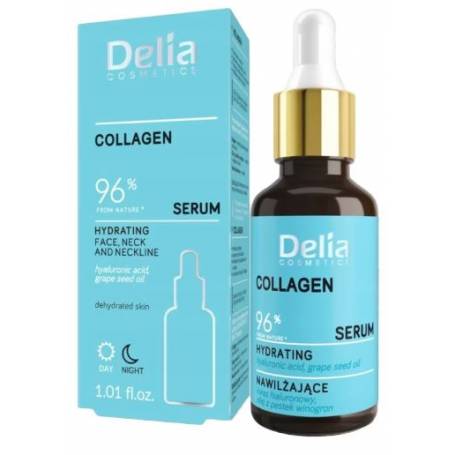 SER COLLAGEN, HIDRATARE ZI Si NOAPTE, FATA SI DECOLTEU 30ML - DELIA COSMETICS