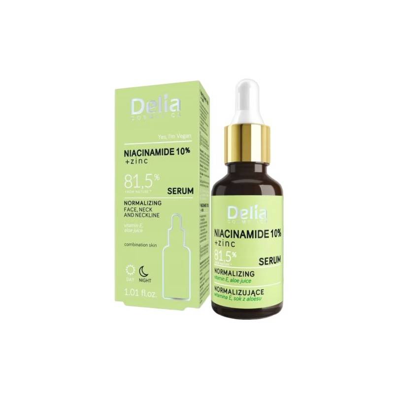SER NIACINAMIDE 10% + ZN, ZI Si NOAPTE, FATA Si DECOLTEU 30ML -