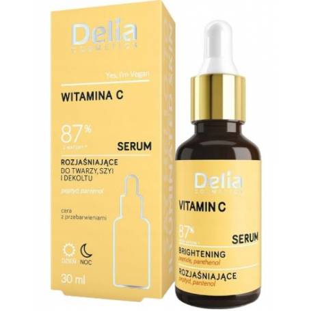 SER VITAMINA C ILUMINATOR, ZI Si NOAPTE, FATA Si DECOLTEU 30ML - DELIA COSMETICS