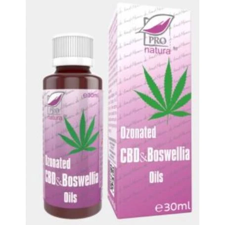Ulei Ozonated CBD si Boswellia, 30 ml, Pro Natura
