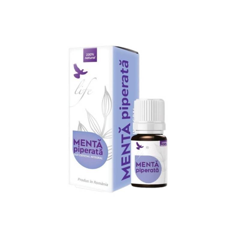 Ulei esential integral de Menta Piperata, 10ml - Bionovativ