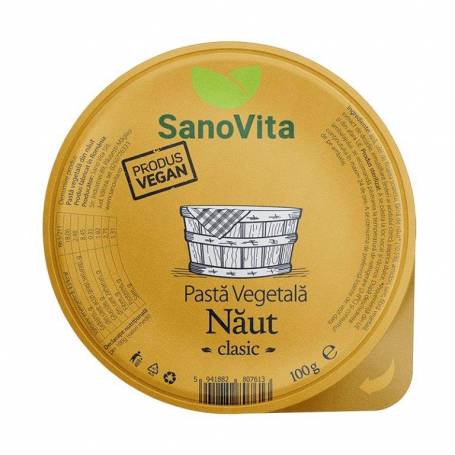 PASTA VEGETALA DIN NAUT, 100 G, SANOVITA