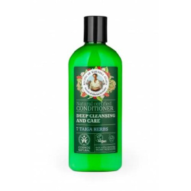 Balsam pentru purificarea si ingrijirea parului cu 7 plante, Taiga Herbs, 260 ml, Bunica Agafia