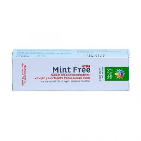 Pasta de dinti Santoral Intens Mint Free, 50 ml, Steaua Divina