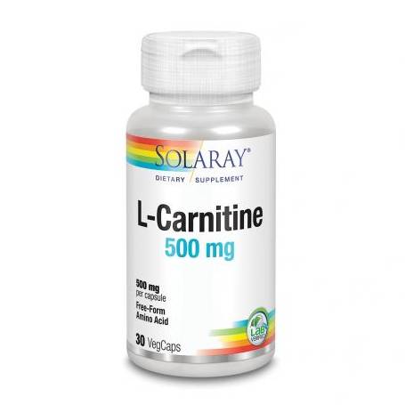 L-CARNITINE, sustine cresterea nivelului de energie la nivel muscular si cardiac, 500 mg, 30 capsule, SECOM