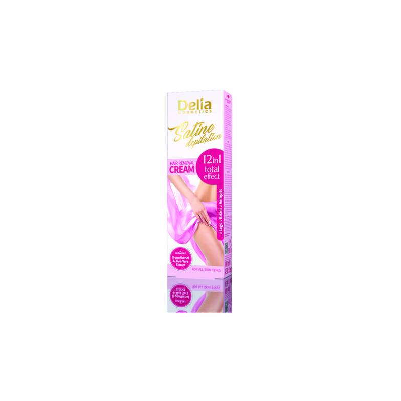 CREMA DEPILATOARE 12 IN 1, PENTRU PIELE SENSIBILA, 100 ML, DELIA