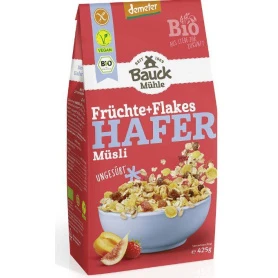 Musli cu fructe si fulgi, Fara gluten Eco-Bio 425g - BauckHof