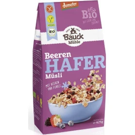 Musli cu ovaz si fructe de padure, Fara gluten Eco-Bio 425g - BauckHof