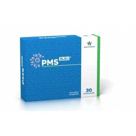 PMS Bleu, Ciclu Menstrual, 30 capsule moi - Bleu Pharma