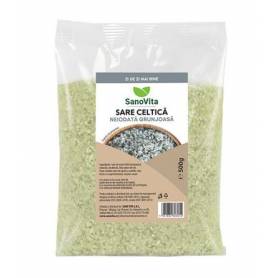 Sare Celtica grunjoasa neiodata, 500g - Sanovita