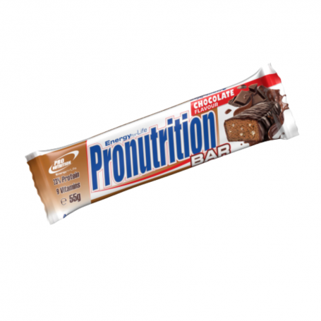 Baton proteic energizant cu aroma de ciocolata, 55 g, ProNutrition