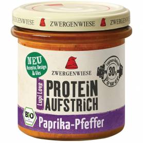 Crema tartinabila proteica cu lupin, ardei si piper, eco-bio, 135g - Zwergenwiese