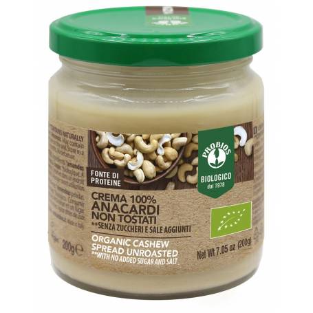 CREMA DE CAJU CRUD, ECO-BIO, 200 G, PROBIOS