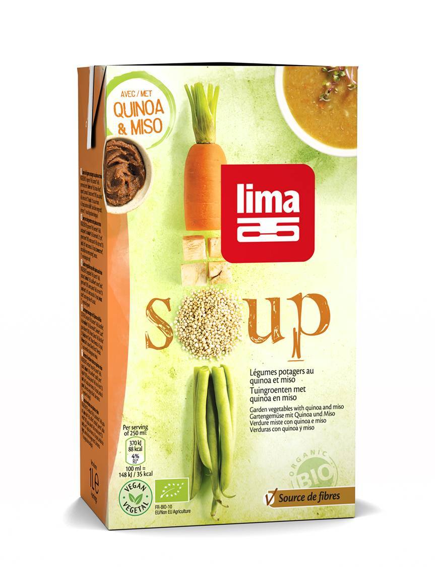 Supa cu quinoa si legume eco-bio 1l - lima