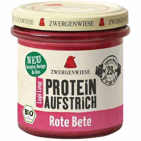 Crema tartinabila proteica cu sfecla rosie, eco-bio, 135 g, Zwergenwiese
