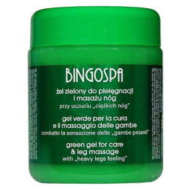 GEL VERDE PENTRU MASAJ, PENTRU PICIOARE GRELE, 500 G, BINGO SPA