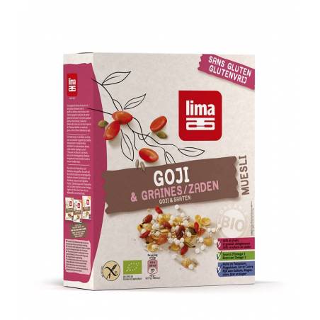 Muesli cu goji fara gluten eco-bio 250g - Lima