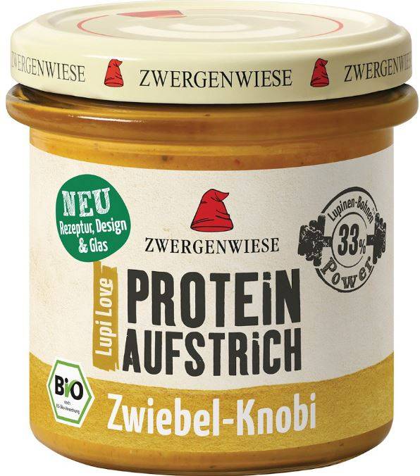 Crema Tartinabila Proteica Cu Lupin, Ceapa Si Usturoi Fara Gluten, Eco-bio 135g - Zwergenwiese