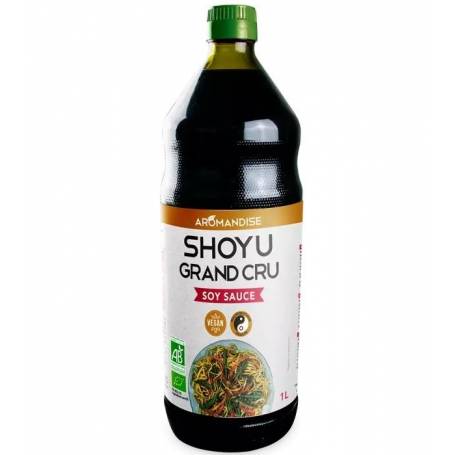 Sos de soya Shoyu Grand Cru, eco-bio 1 L, Aromandise