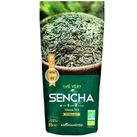 Ceai verde Sencha vrac, eco-bio, 85g - Aromandise