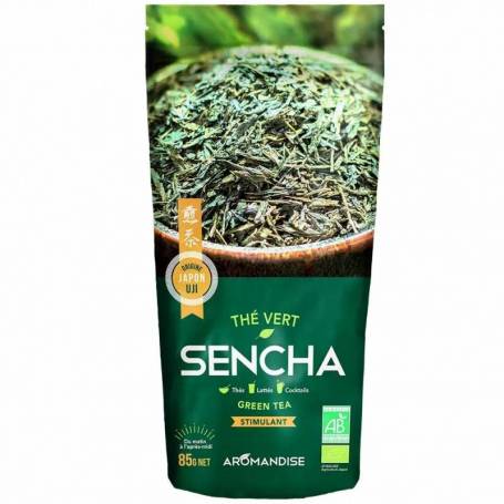 Ceai verde Sencha vrac, eco-bio, 85g - Aromandise