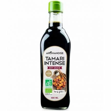 Sos de soya Tamari intens, eco-bio, 480 ml, Aromandise