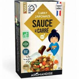Sos curry japonez, eco-bio, 5cuburi, 90g - Aromandise