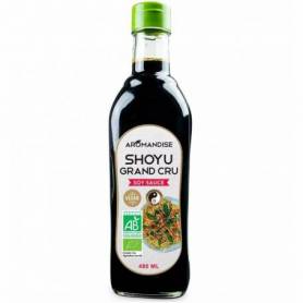 Sos de soya, Shoyu Grand Cru, eco- bio, 480 ml, Aromandise