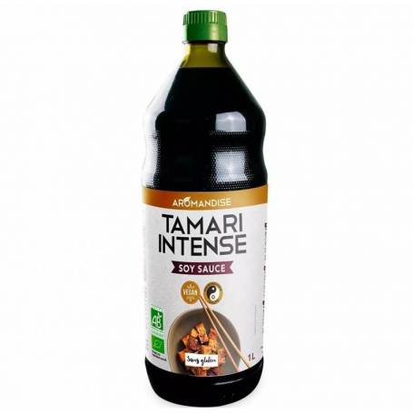 Sos de soya Tamari intens, eco-bio, 1 L, Aromandise