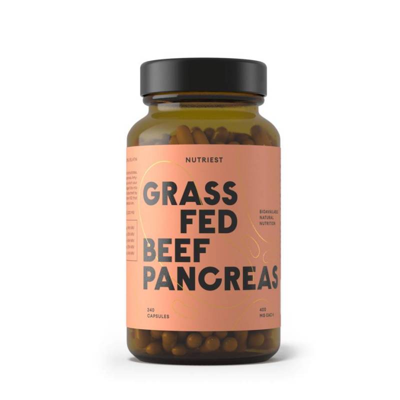 Grass Fed Beef Pancreas - cu rol in problemele digestive, ale