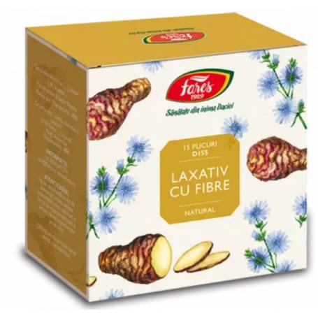 Laxativ cu fibre D155, 15 plicuri - Fares