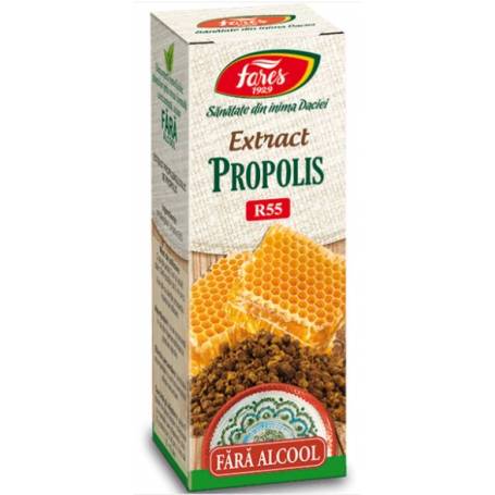 Propolis fara alcool R55, 20ml - Fares