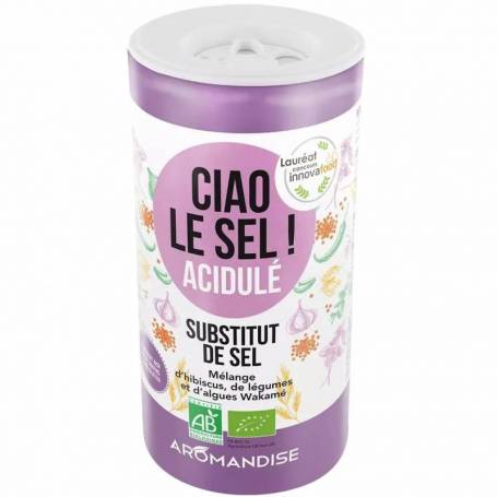 Ciao sare, inlocuitor de sare, acidulat, eco-bio, 70g - Aromandise