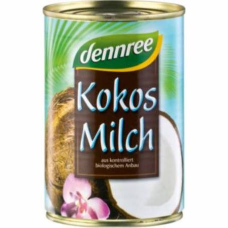 Lapte vegetal de cocos 400ml eco-bio Denree