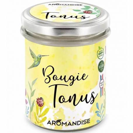 Lumanare parfumata naturala Vegana, Tonus 150g - Aromandise