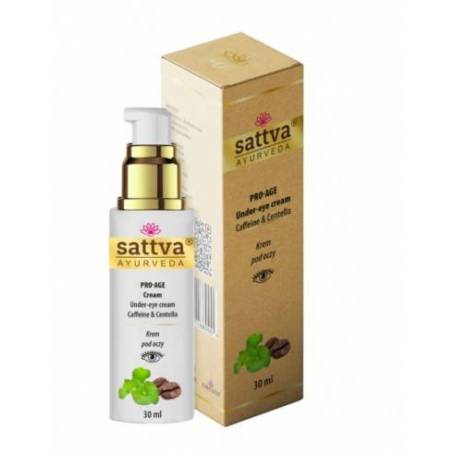 Crema de ochi antirid cu cofeina si centella, 30ml - Sattva