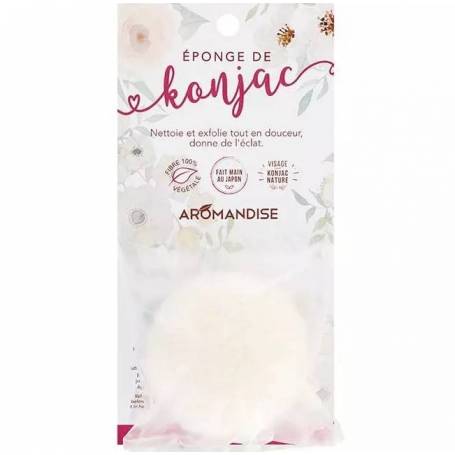 Burete natural Konjac alb - Aromandise