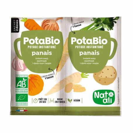 Supa instant cu pastarnac si legume Eco-Bio 2 x 8.5g - Nat-ali