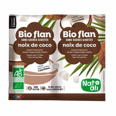 Budinca de cocos, eco-bio, 2 x 4 g, Nat-ali