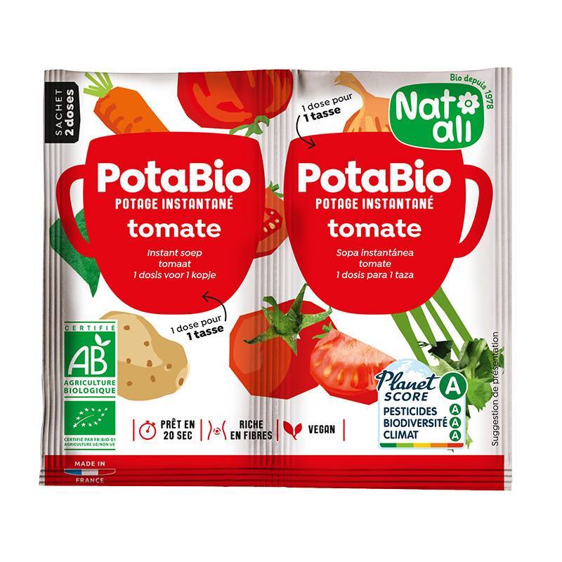 Supa instant cu rosii si legume Eco-Bio 2 x 8.5g - Nat-ali
