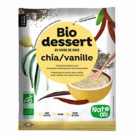 Desert cu chia si vanilie, eco-bio, 40 g, Nat-ali