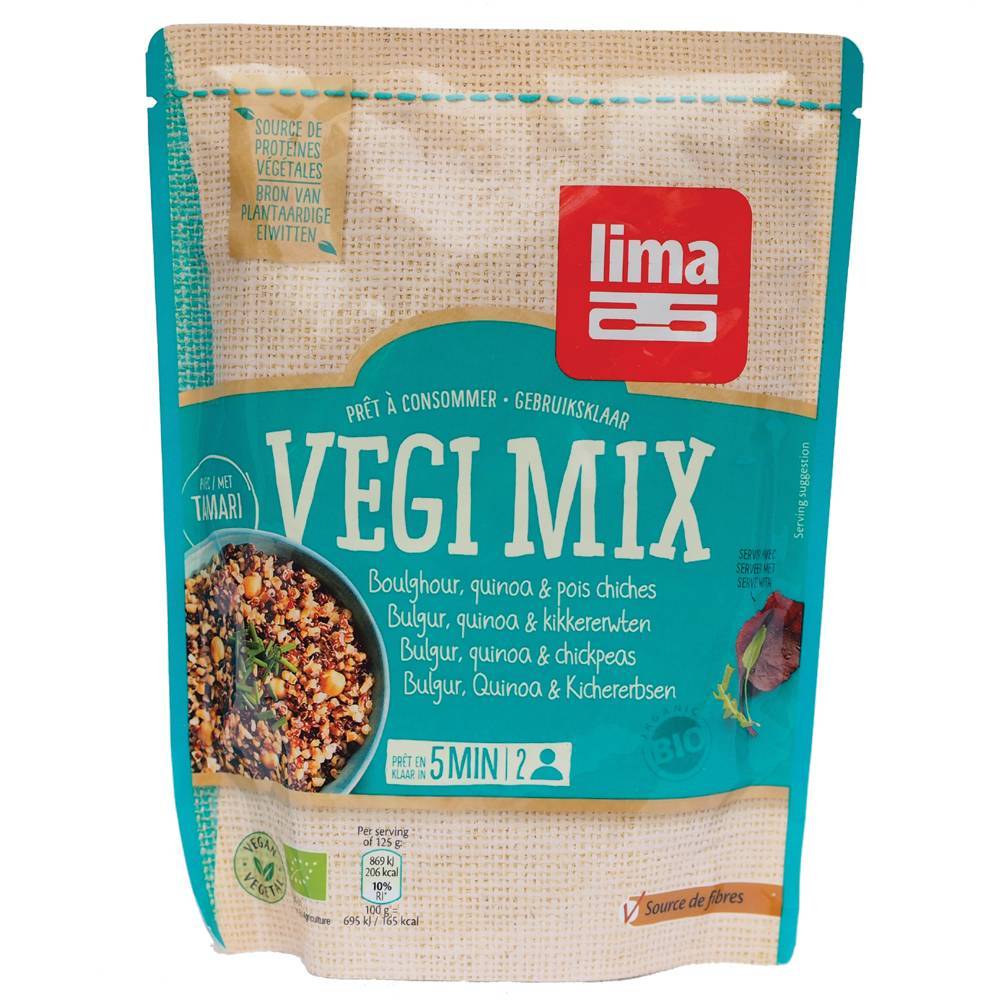 Vegi mix bulgur, quinoa si naut eco-bio 250g - Lima