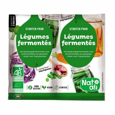 Starter pentru fermentare muraturi Eco-Bio 2 x 5g - Nat-ali