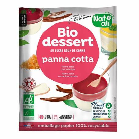 Desert panna cotta, eco-bio, 45 g, Nat-ali